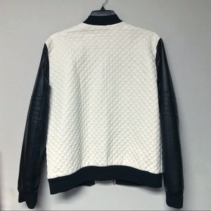 guess jake quilted bomber jacket